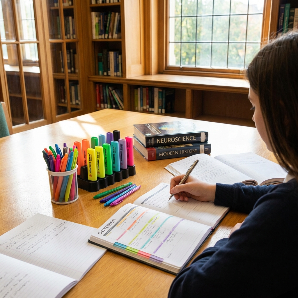 Estudante focado no ENEM