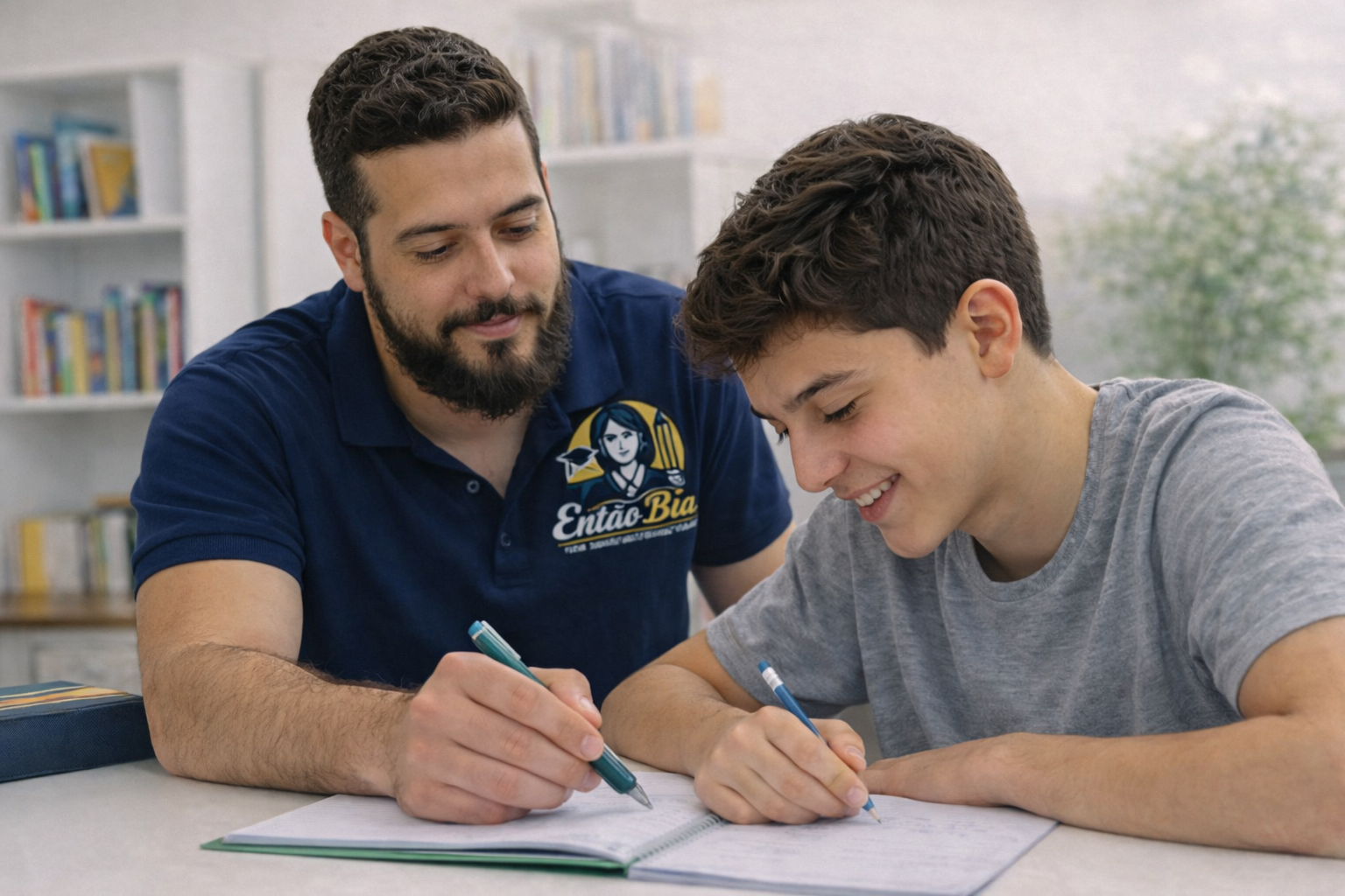 Professor Gustavo em aula